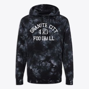 Granite City High School Classic Football Premium Tie-Dye Hoodie