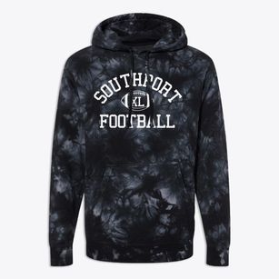 Southport High School Classic Football Premium Tie-Dye Hoodie
