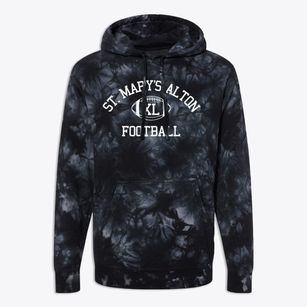 St. Mary's Alton Classic Football Premium Tie-Dye Hoodie