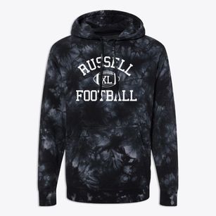 Russell High School Classic Football Premium Tie-Dye Hoodie