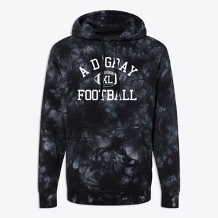 A D Gray Junior High School Classic Football Premium Tie-Dye Hoodie