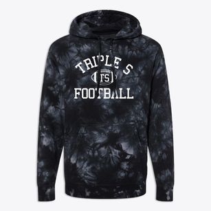 Triple S Christian School Classic Football Premium Tie-Dye Hoodie