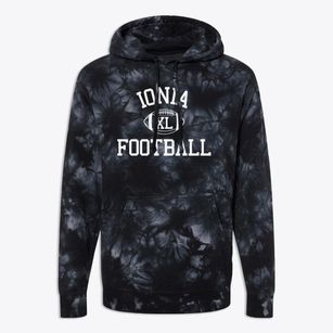 Ionia High School Classic Football Premium Tie-Dye Hoodie
