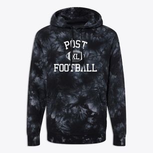 Post Junior High School Classic Football Premium Tie-Dye Hoodie