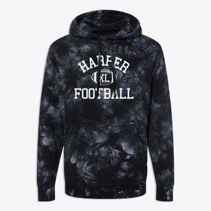 Harper High School Classic Football Premium Tie-Dye Hoodie
