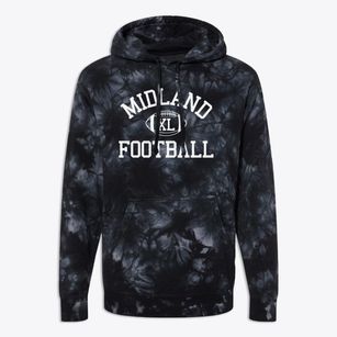 Midland High School Classic Football Premium Tie-Dye Hoodie