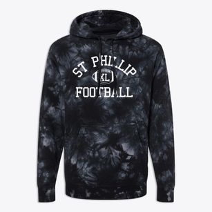 St Phillip The Apostle Parish Classic Football Premium Tie-Dye Hoodie