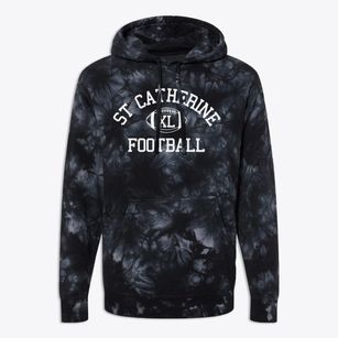 St Catherine Of Sienna Parish Classic Football Premium Tie-Dye Hoodie