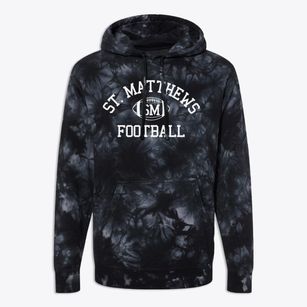 Saint Matthews School Classic Football Premium Tie-Dye Hoodie
