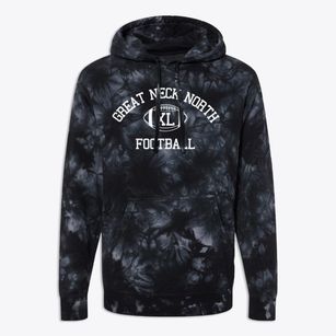 Great Neck North High School Classic Football Premium Tie-Dye Hoodie