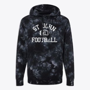 St John The Evangelist Parish Classic Football Premium Tie-Dye Hoodie