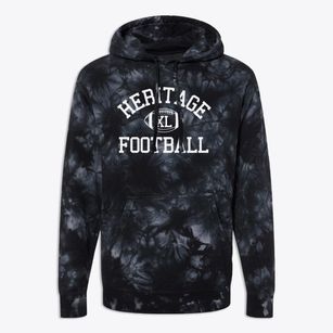 Heritage High School Classic Football Premium Tie-Dye Hoodie