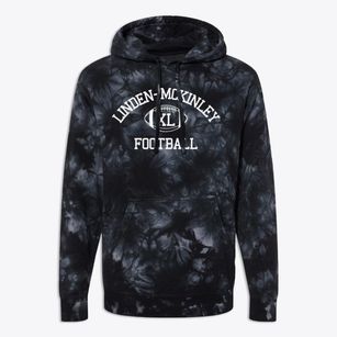 Linden-mckinley High School Classic Football Premium Tie-Dye Hoodie