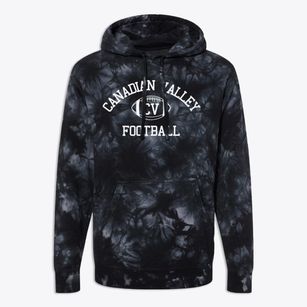 Canadian Valley Vocational Technical Classic Football Premium Tie-Dye Hoodie