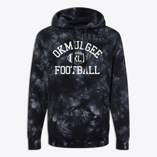 Okmulgee High School Classic Football Premium Tie-Dye Hoodie