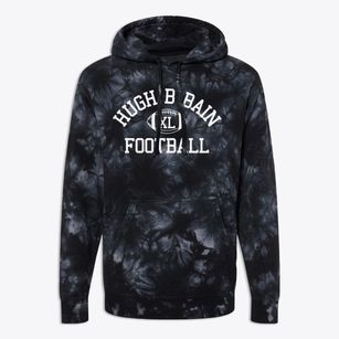 Hugh B Bain Junior High School Classic Football Premium Tie-Dye Hoodie