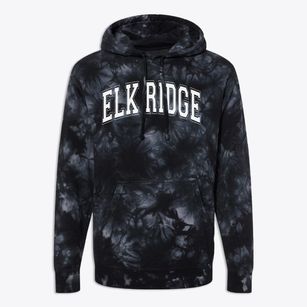 Elk Ridge Elementary School Varsity Arch Premium Tie-Dye Hoodie