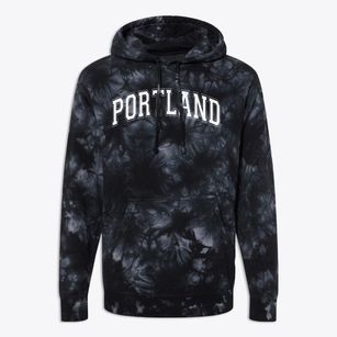 Portland Christian School Clark Campus Varsity Arch Premium Tie-Dye Hoodie
