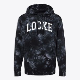 Locke Elementary School Varsity Arch Premium Tie-Dye Hoodie