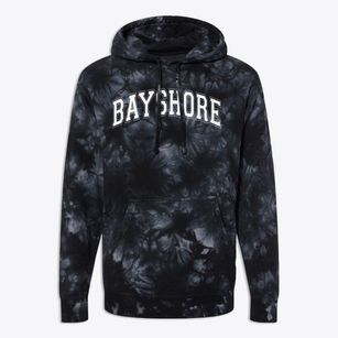 Bayshore Elementary School Varsity Arch Premium Tie-Dye Hoodie