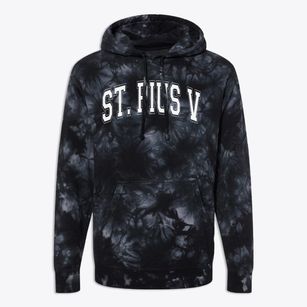 Saint Pius V School Varsity Arch Premium Tie-Dye Hoodie