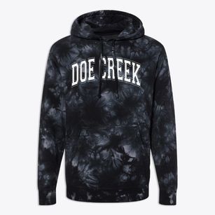 Doe Creek Middle School Varsity Arch Premium Tie-Dye Hoodie