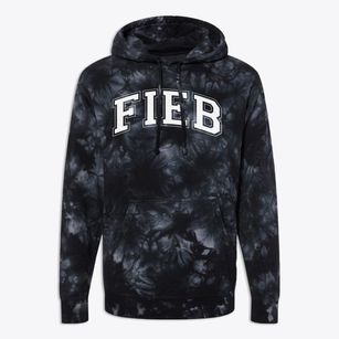 Forked Island - E. Broussard Elementary School Varsity Arch Premium Tie-Dye Hoodie