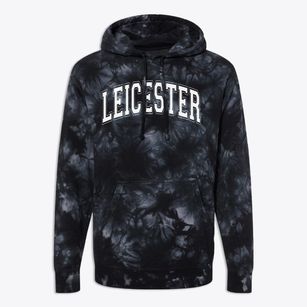 Leicester Elementary School Varsity Arch Premium Tie-Dye Hoodie