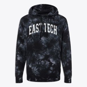 East Technical High School Varsity Arch Premium Tie-Dye Hoodie