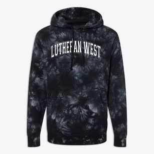 Lutheran High School West Varsity Arch Premium Tie-Dye Hoodie