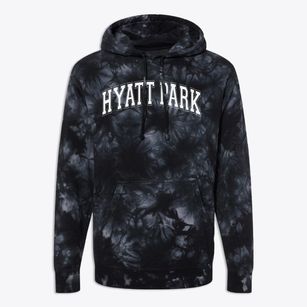 Hyatt Park Elementary School Varsity Arch Premium Tie-Dye Hoodie