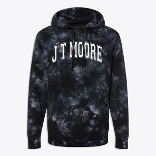J T Moore Middle School Varsity Arch Premium Tie-Dye Hoodie