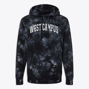 West Campus High School Varsity Arch Premium Tie-Dye Hoodie