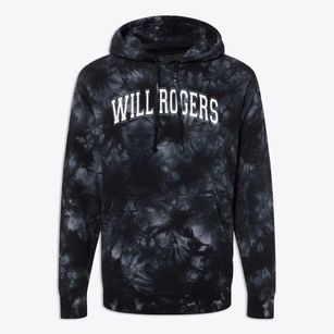 Will Rogers Elementary School Varsity Arch Premium Tie-Dye Hoodie