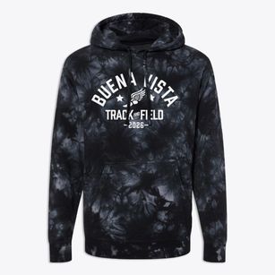 Buena Vista Elementary School Track and Field Premium Tie-Dye Hoodie