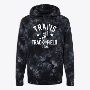 Travis Middle School Track and Field Premium Tie-Dye Hoodie
