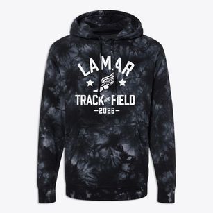 Lamar Middle School Track and Field Premium Tie-Dye Hoodie
