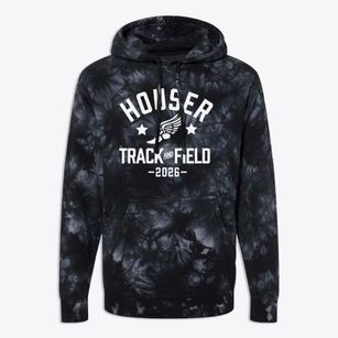 Houser Elementary School Track and Field Premium Tie-Dye Hoodie