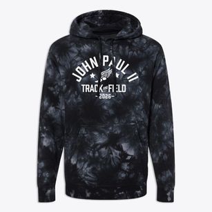 St. John Paul Ii Catholic High School Track and Field Premium Tie-Dye Hoodie