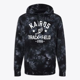 Kairos Fencing Academy Track and Field Premium Tie-Dye Hoodie