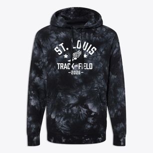St. Louis Catholic School Track and Field Premium Tie-Dye Hoodie