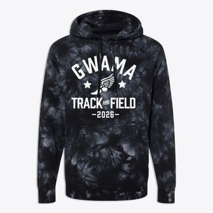 Greater Waco Advanced Manufacturing Academy Track and Field Premium Tie-Dye Hoodie