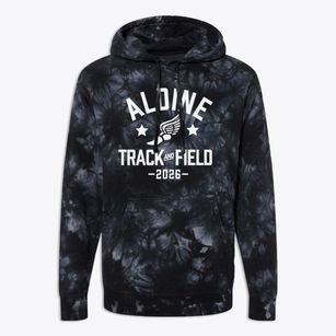 Aldine Middle School Track and Field Premium Tie-Dye Hoodie