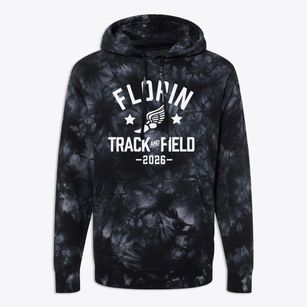 Florin Elementary School Track and Field Premium Tie-Dye Hoodie