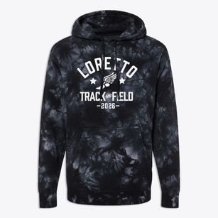 Loretto Academy Track and Field Premium Tie-Dye Hoodie