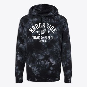 Brookside Elementary School Track and Field Premium Tie-Dye Hoodie