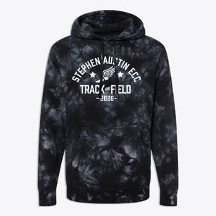 Stephen Austin Ecc Track and Field Premium Tie-Dye Hoodie