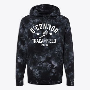O'connor Elementary School Track and Field Premium Tie-Dye Hoodie