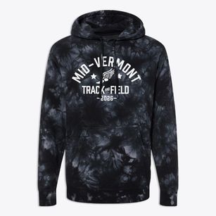 Mid-vermont Christian School Track and Field Premium Tie-Dye Hoodie
