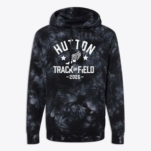 Hutton Elementary School Track and Field Premium Tie-Dye Hoodie